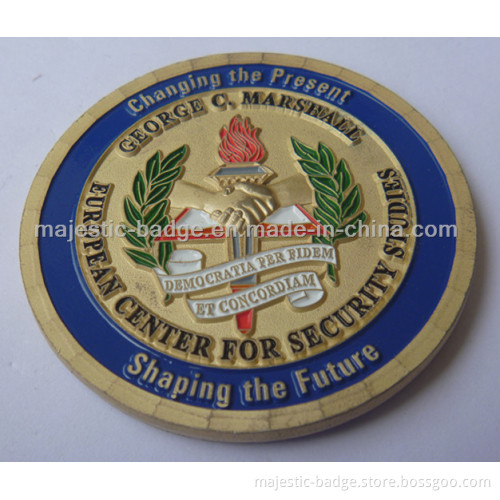 3D Matte Bronze Plating Coin